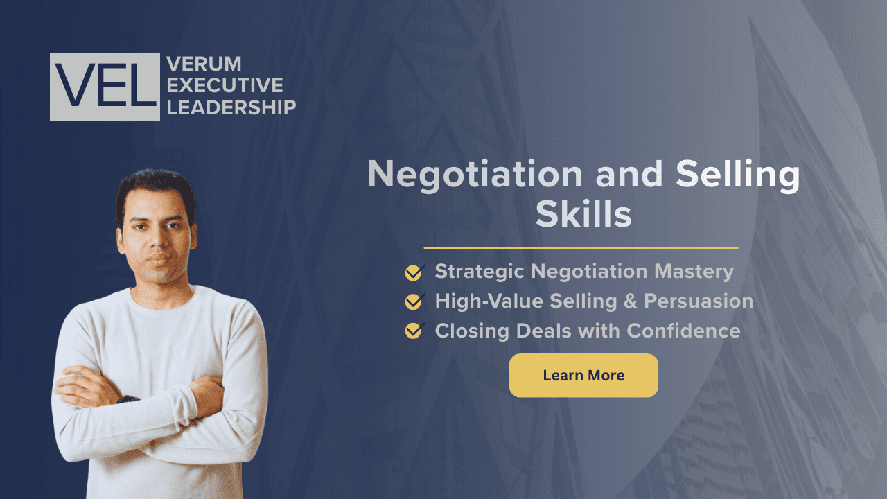 Negotiation and Selling Skills